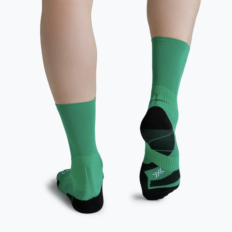 Skarpety X-Socks Run Perform Crew voltage green 3