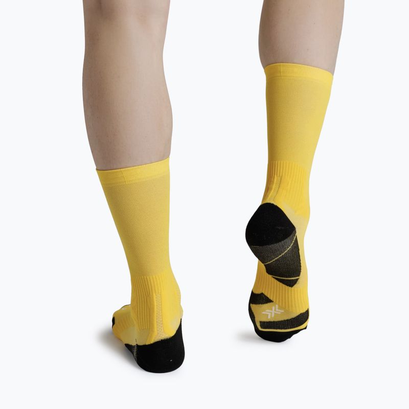 Skarpety X-Socks Run Perform Crew flash yellow 3