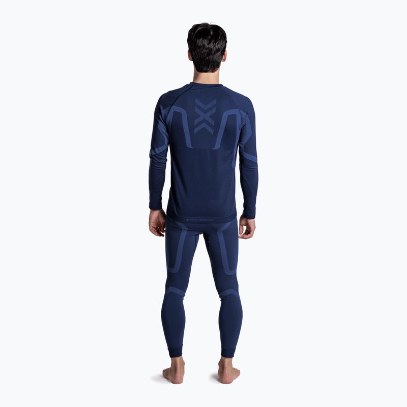 Bluza termoaktywna męska X-Bionic X-Ential Baselayer LS marine 4