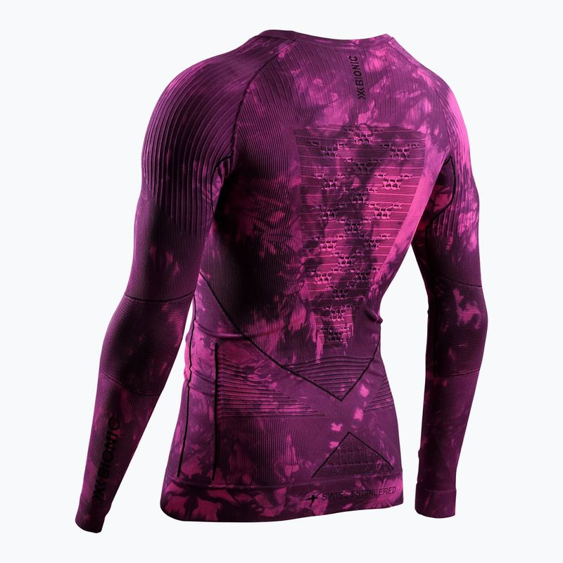 Bluza termoaktywna X-Bionic Energy Accumulator Wild LS tiedye x black/fluo pink 2