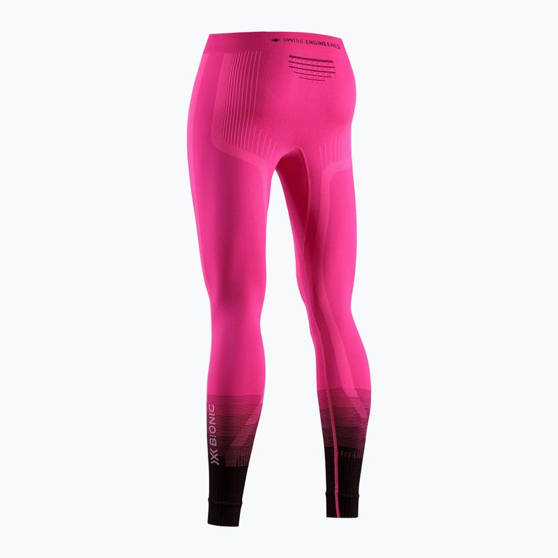 Spodnie termoaktywne damskie X-Bionic Invent Graphics fluo pink/x white 9