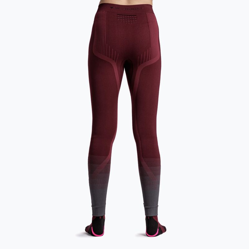 Spodnie termoaktywne damskie X-Bionic Invent Graphics oxide red/x black 2
