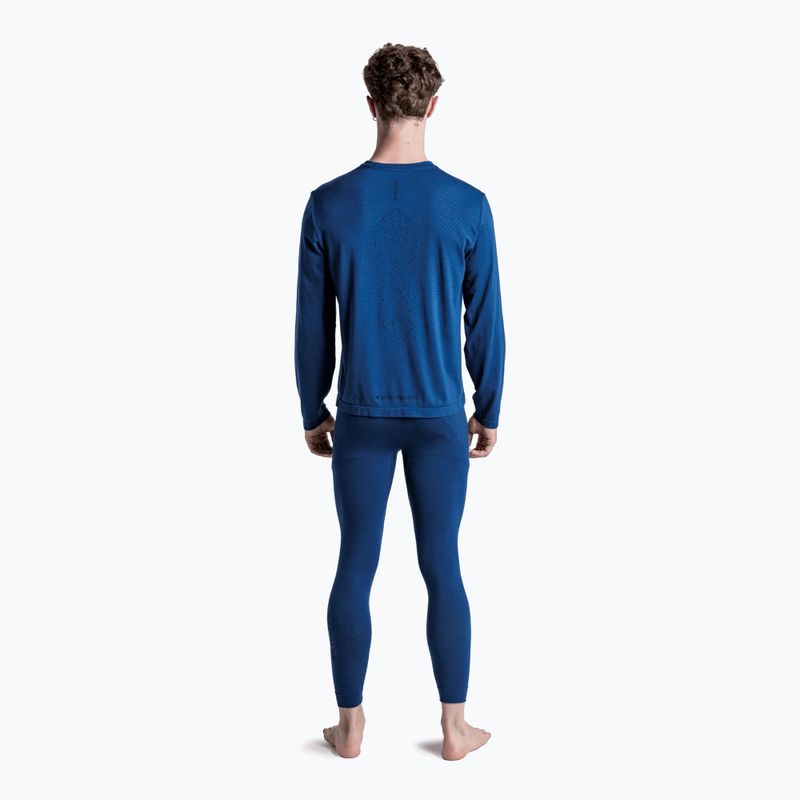 Bluza termoaktywna męska X-Bionic Mightywool Light Shirt neo navy 4