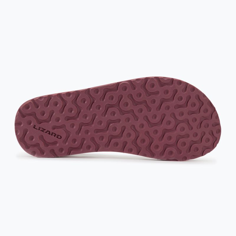 Sandały damskie Lizard Trail plain amaranth red 4