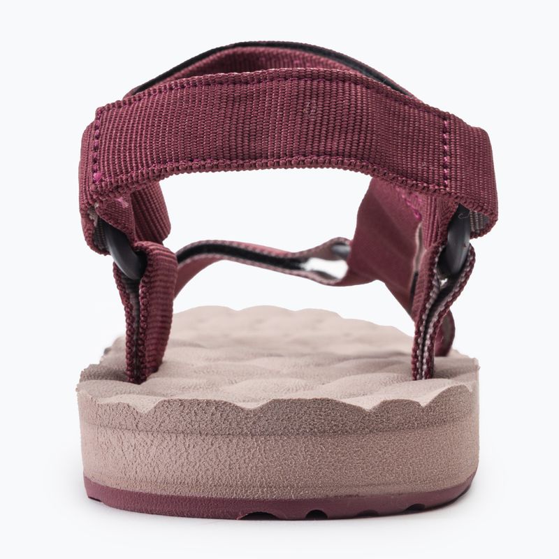 Sandały damskie Lizard Trail plain amaranth red 6