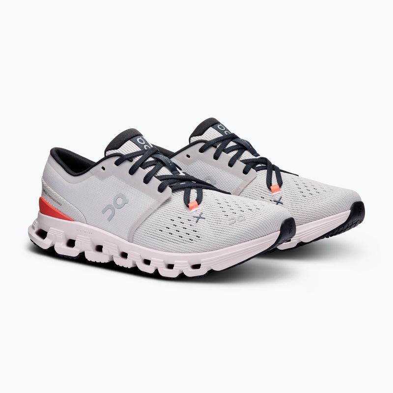 Buty treningowe  damskie On Cloud X 4 silver/flame 8