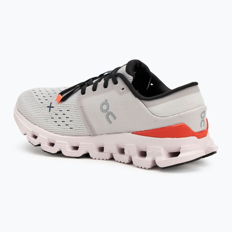 Buty treningowe  damskie On Cloud X 4 silver/flame 3