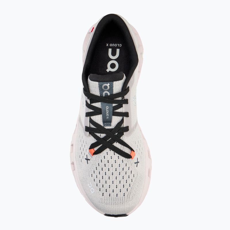 Buty treningowe  damskie On Cloud X 4 silver/flame 5