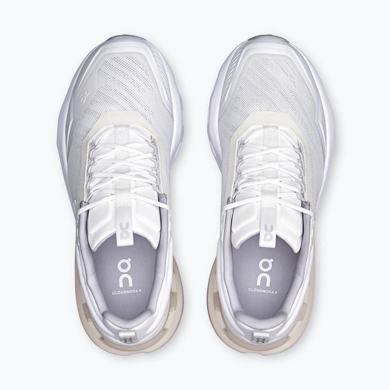 Buty treningowe damskie On Cloudnova X white/glacier 13
