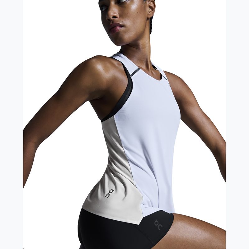 Koszulka do biegania damska On Performance Tank white/silver 5