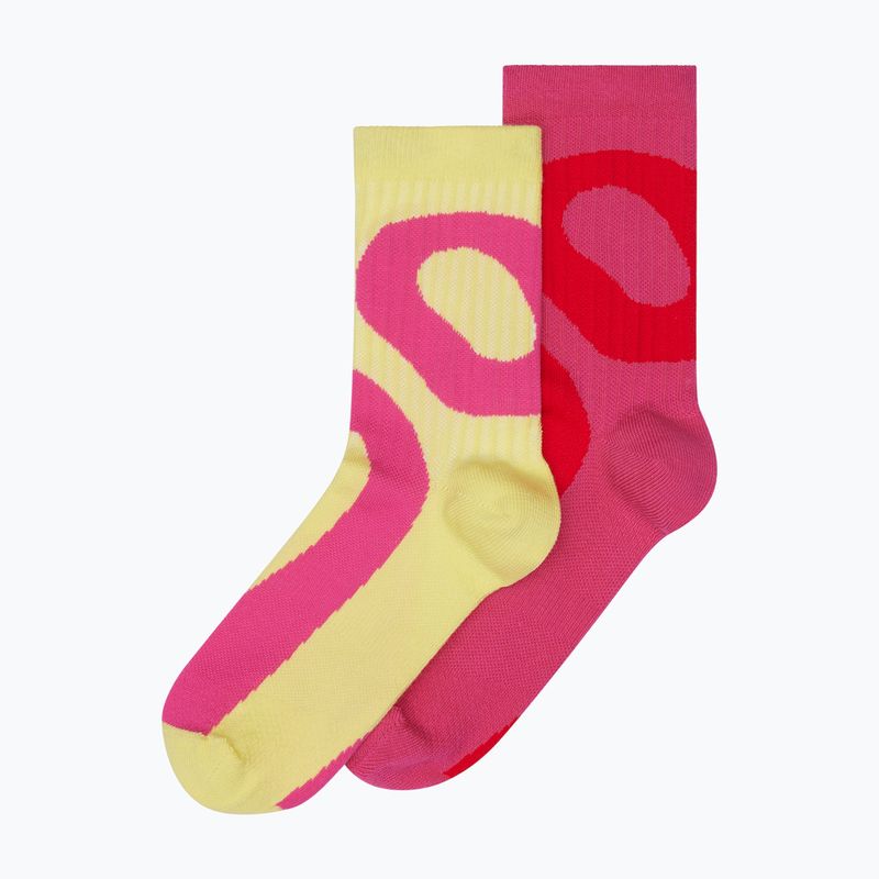 Skarpety On Liquid Logo High 2 pary limelight/pink