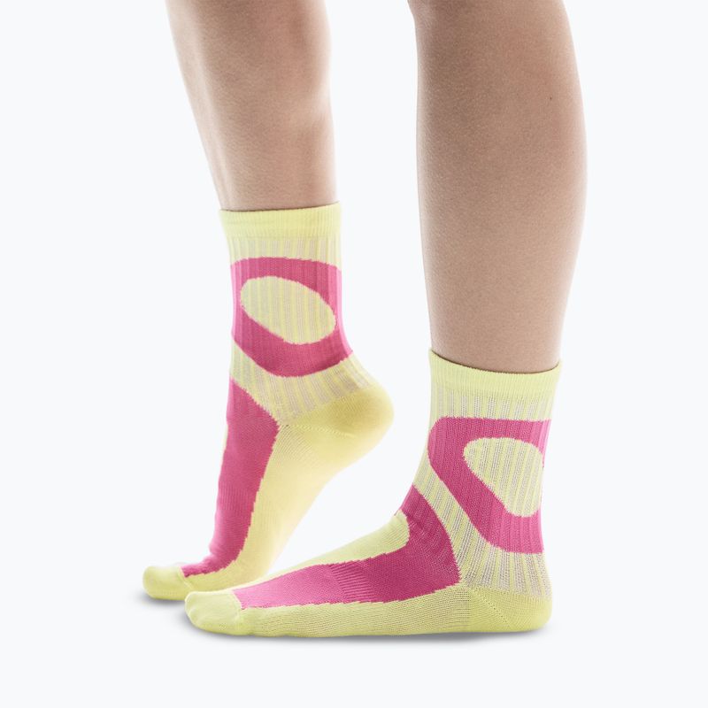 Skarpety On Liquid Logo High 2 pary limelight/pink 2