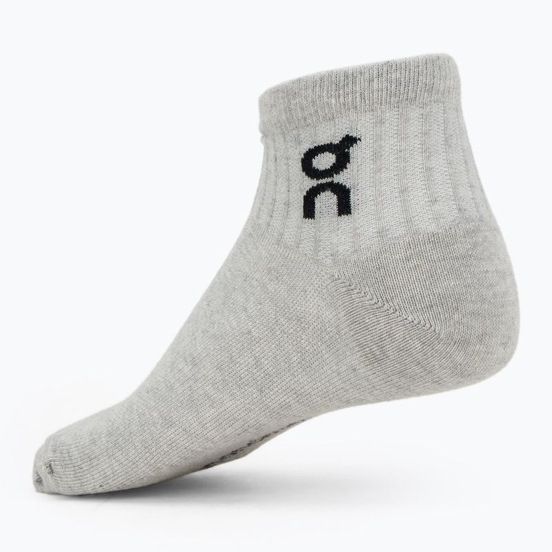 Skarpety On Logo Sock Mid 3 pary heather gray 2