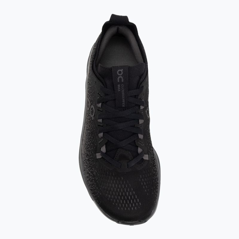 Buty do biegania damskie On Cloudsurfer Max Wide black/eclipse 5