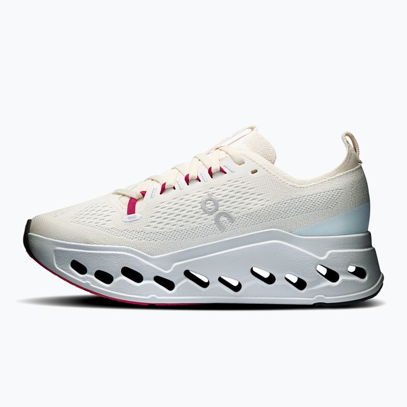 Buty do biegania damskie On Cloudsurfer Max ivory/arctic 9