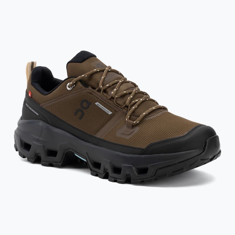 Buty męskie On Cloudrock Low Waterproof earth/black