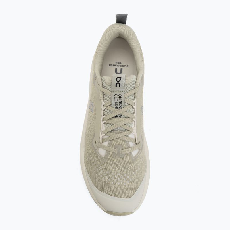 Buty do biegania męskie On Cloudsurfer Trail 2 chalk/ghost 5