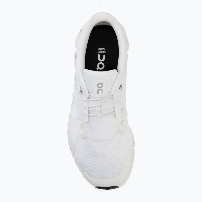 Buty męskie On Cloud 6 Wide white/white 5