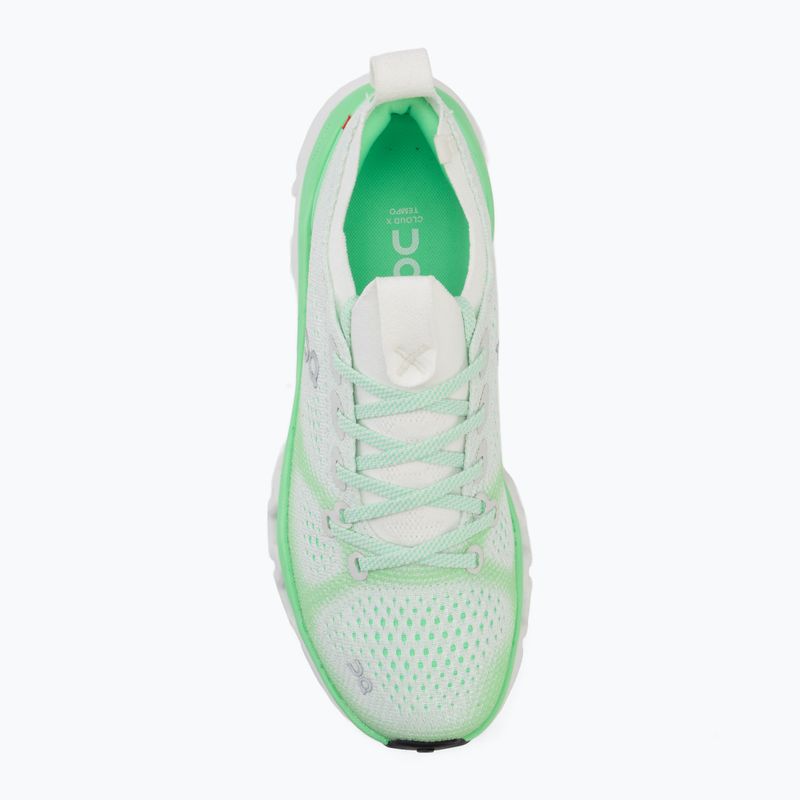 Buty treningowe męskie On Cloud X Tempo ivory/verdite 5