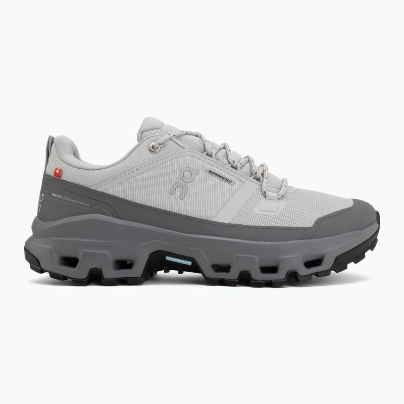 Buty turystyczne męskie On Cloudrock Low Waterproof glacier/rock 2
