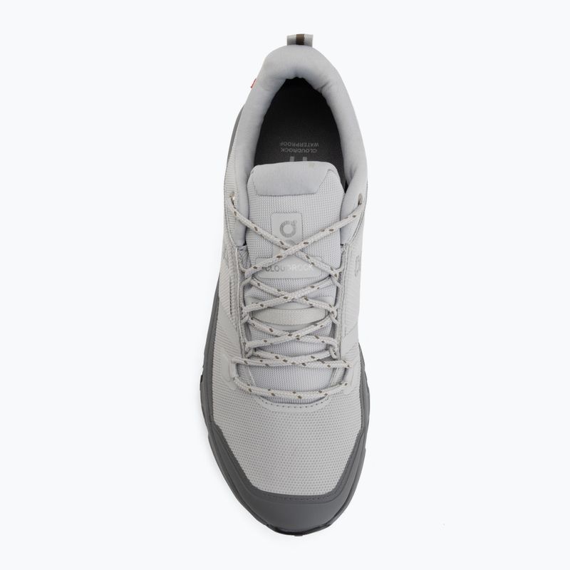 Buty turystyczne męskie On Cloudrock Low Waterproof glacier/rock 5