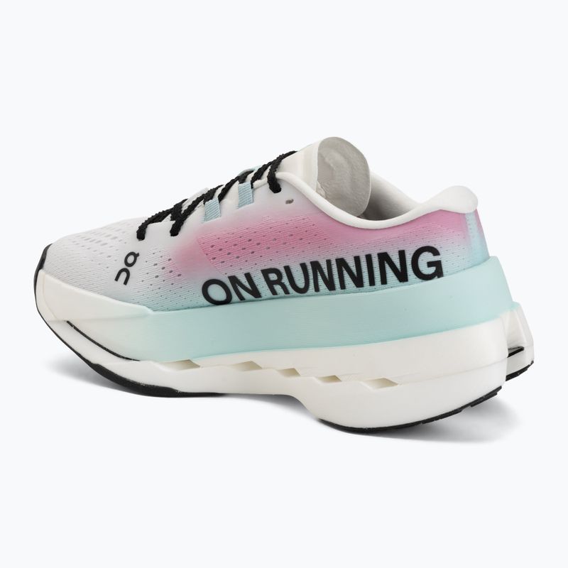Buty do biegania damskie On Cloudboom Max white/celeste 3
