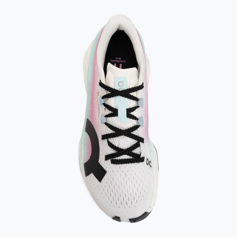 Buty do biegania damskie On Cloudboom Max white/celeste 5