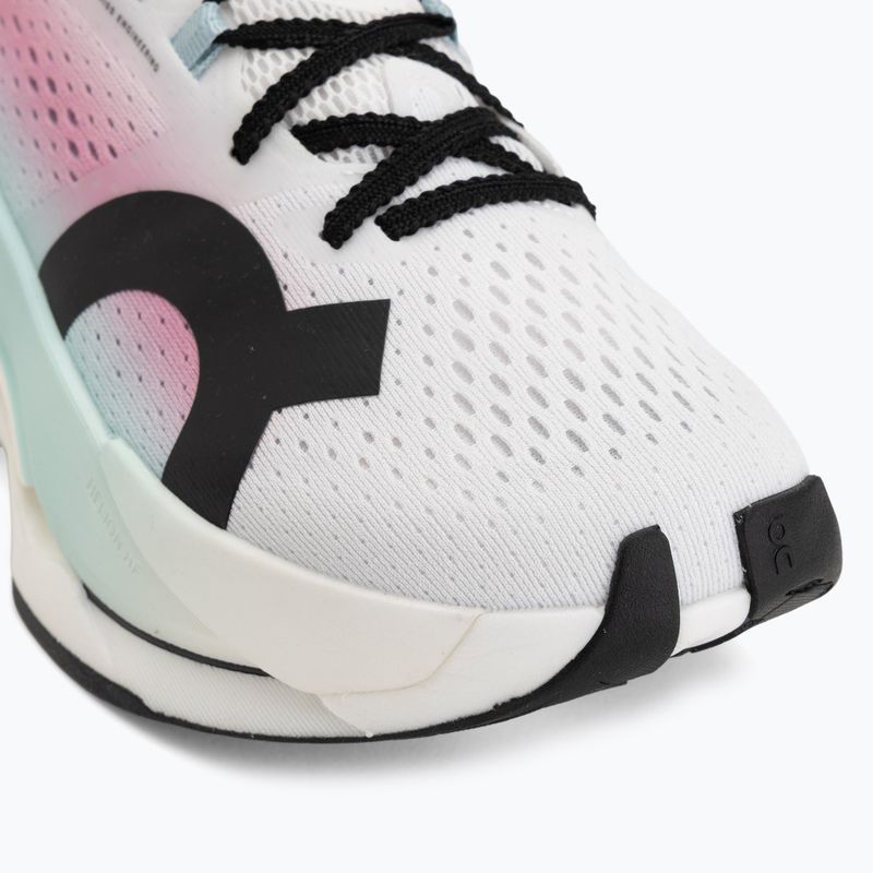 Buty do biegania damskie On Cloudboom Max white/celeste 7