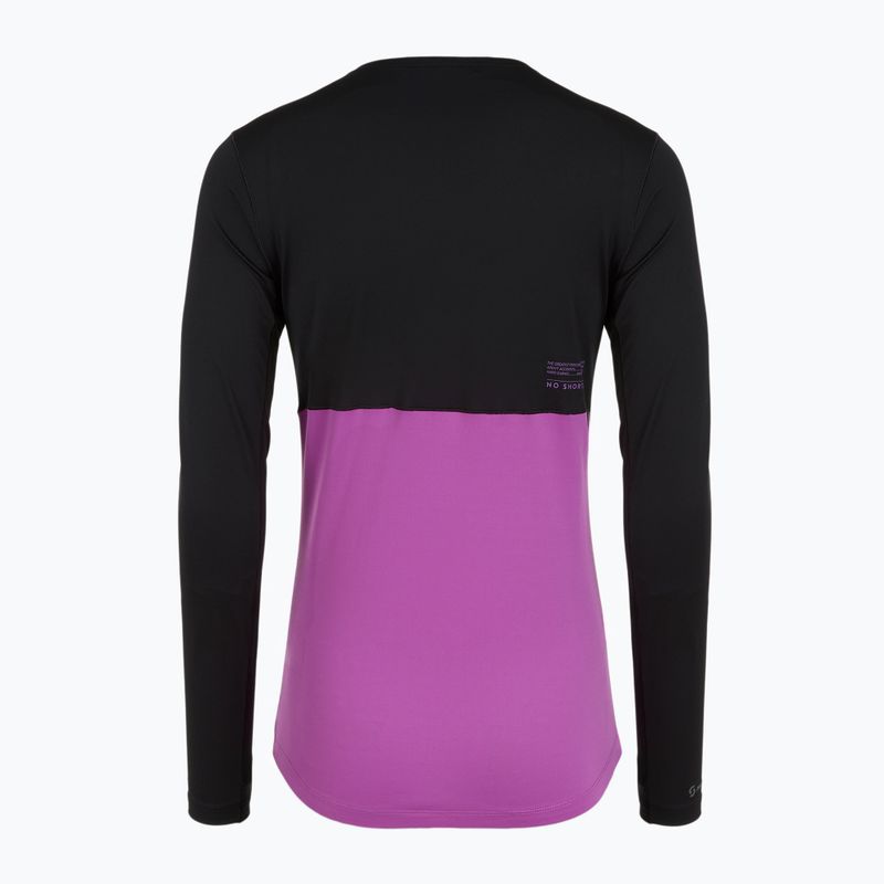 Longsleeve do biegania damski SCOTT Endurance Tech black/liquid purple 2