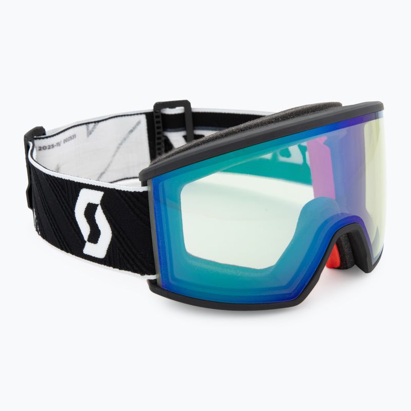 Gogle narciarskie SCOTT Ambit black/white/amp aurora green chrome