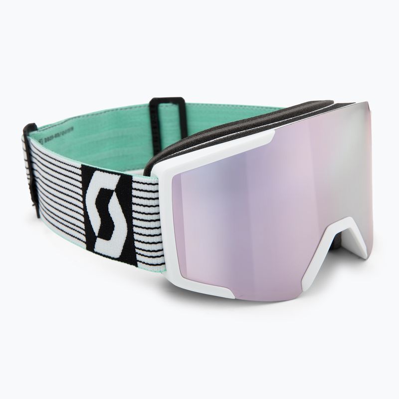 Gogle narciarskie SCOTT Shield white/mint green/amp lavender chrome