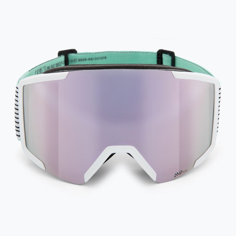 Gogle narciarskie SCOTT Shield white/mint green/amp lavender chrome 2