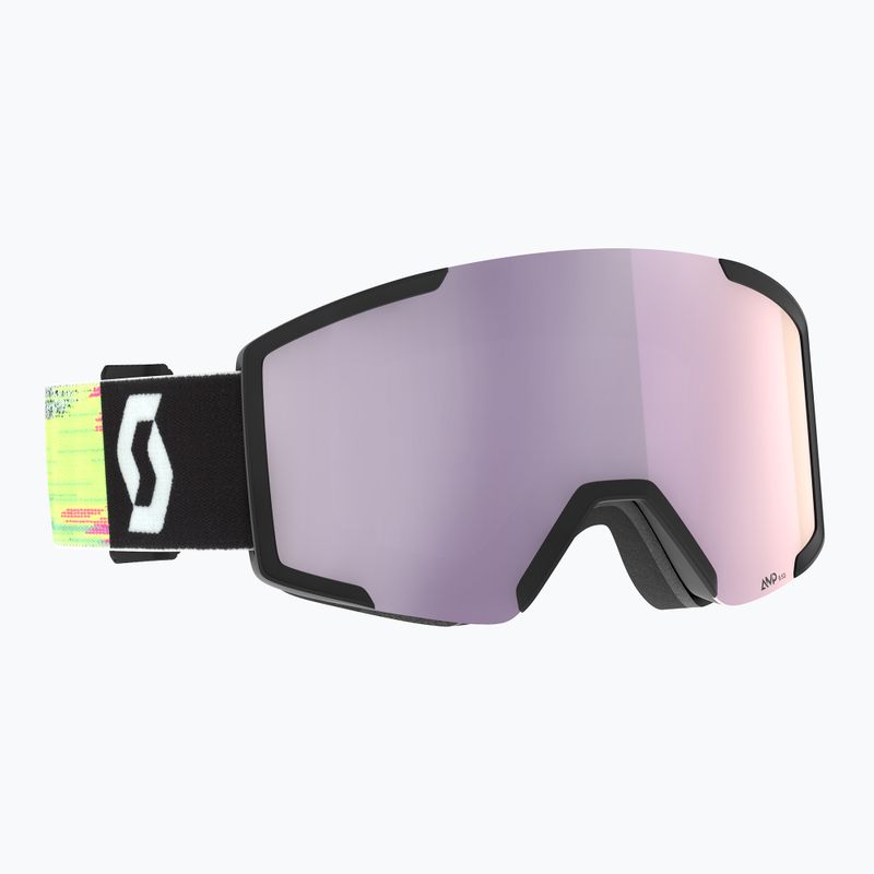 Gogle narciarskie SCOTT Shield black/neon yellow/amp lavender chrome 5