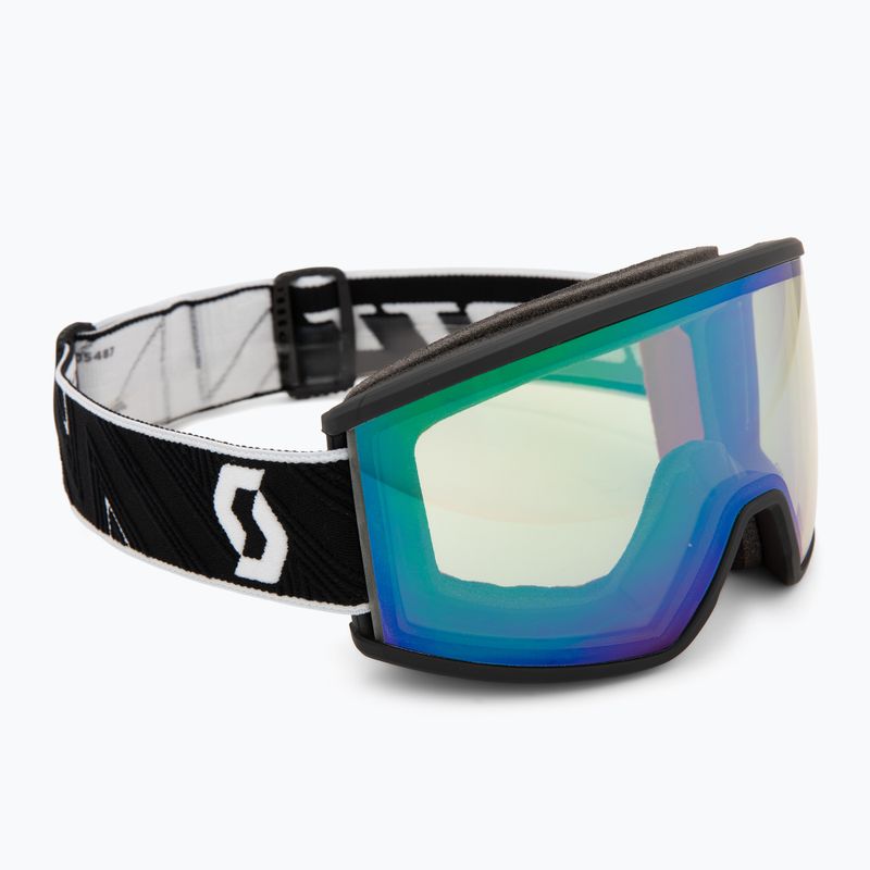 Gogle narciarskie SCOTT Ambit Compact black/white/amp aurora green chrome
