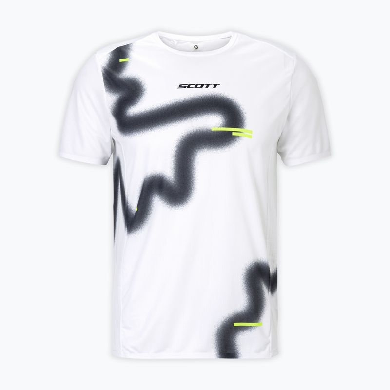 Koszulka do biegania męska SCOTT RC Run white/black