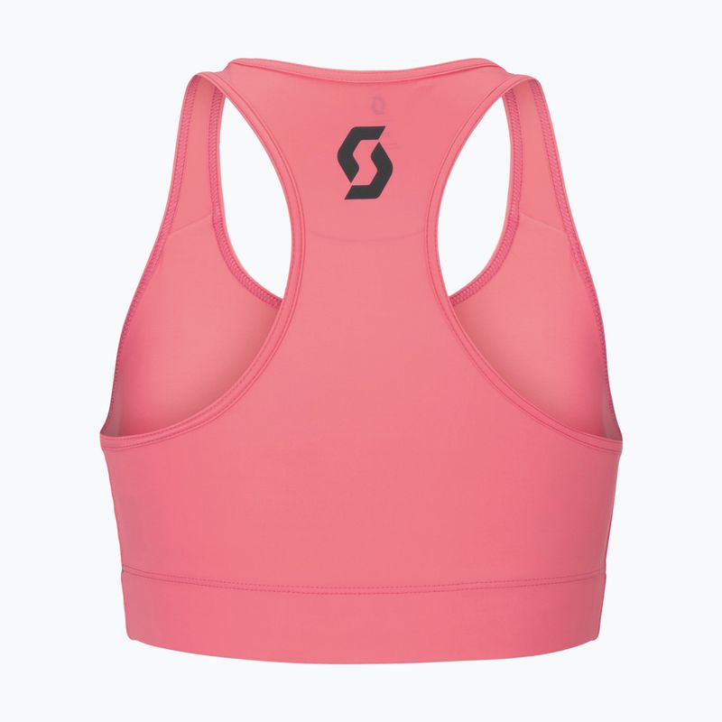 Biustonosz treningowy SCOTT Endurance LT digital pink 2