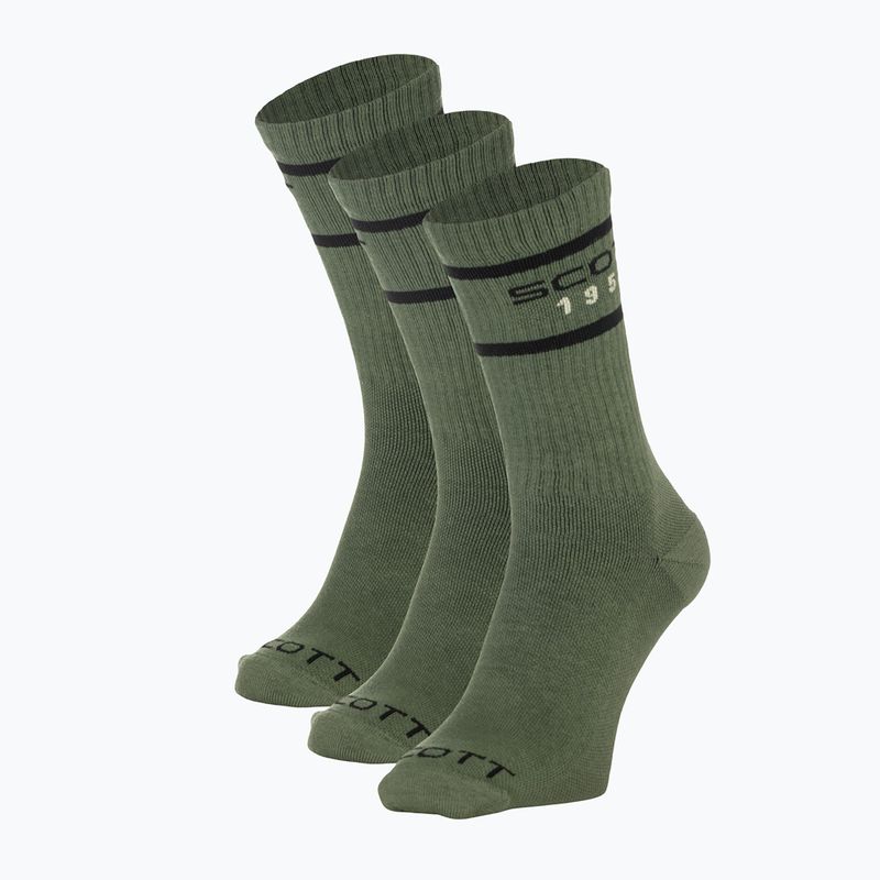 Skarpety SCOTT Retro Casual Crew 3 pary tranguil green 5