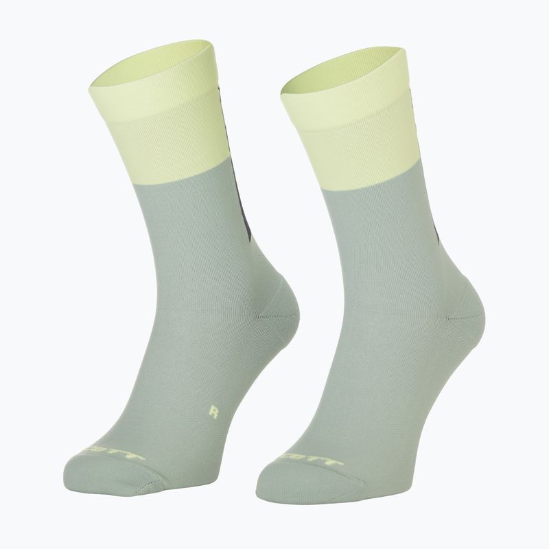 Skarpety SCOTT Block Stripe Crew sray gre/acid yellow