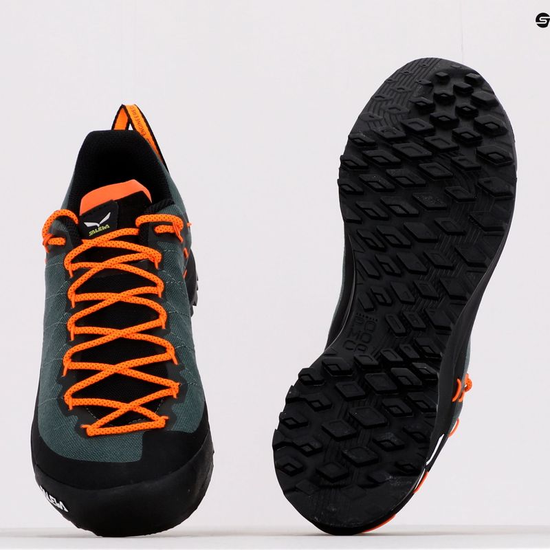 Buty trekkingowe męskie Salewa Wildfire Canvas raw green/black 10