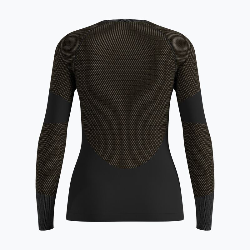 Bluza termoaktywna damska ODLO Fundamentals Performance Warm Bl Top Crew Neck black 2