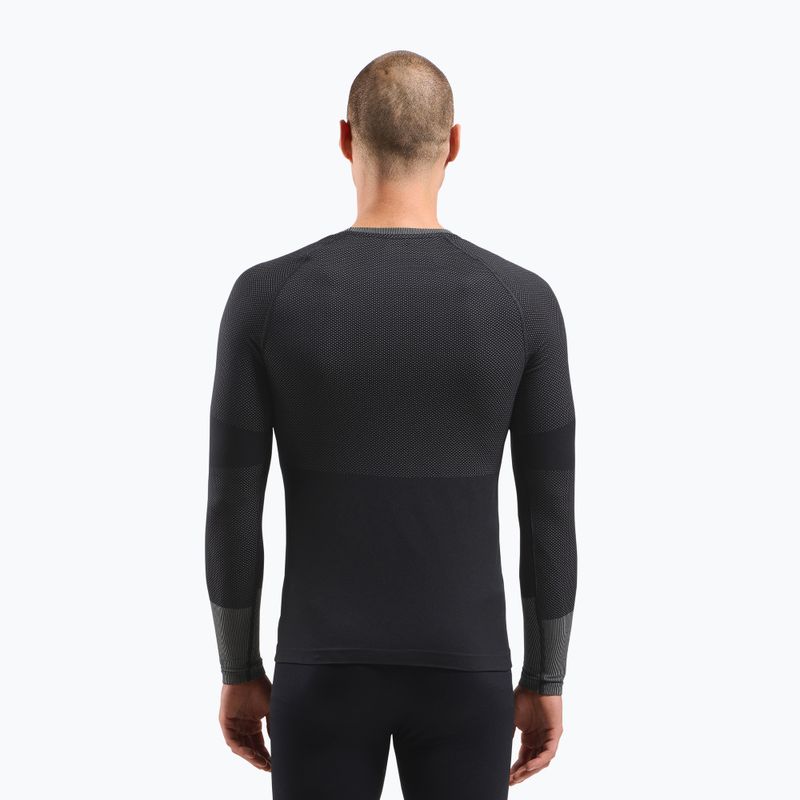 Bluza termoaktywna męska ODLO Fundamentals Performance Warm Bl Top Crew Neck black 3
