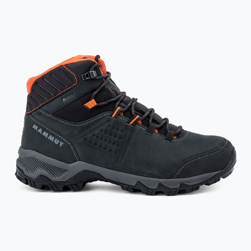 Buty turystyczne męskie Mammut Mercury IV Mid GTX black/hot red 2