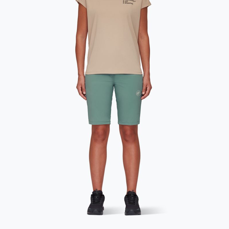 Spodenki trekkingowe damskie Mammut Runbold dark jade 2