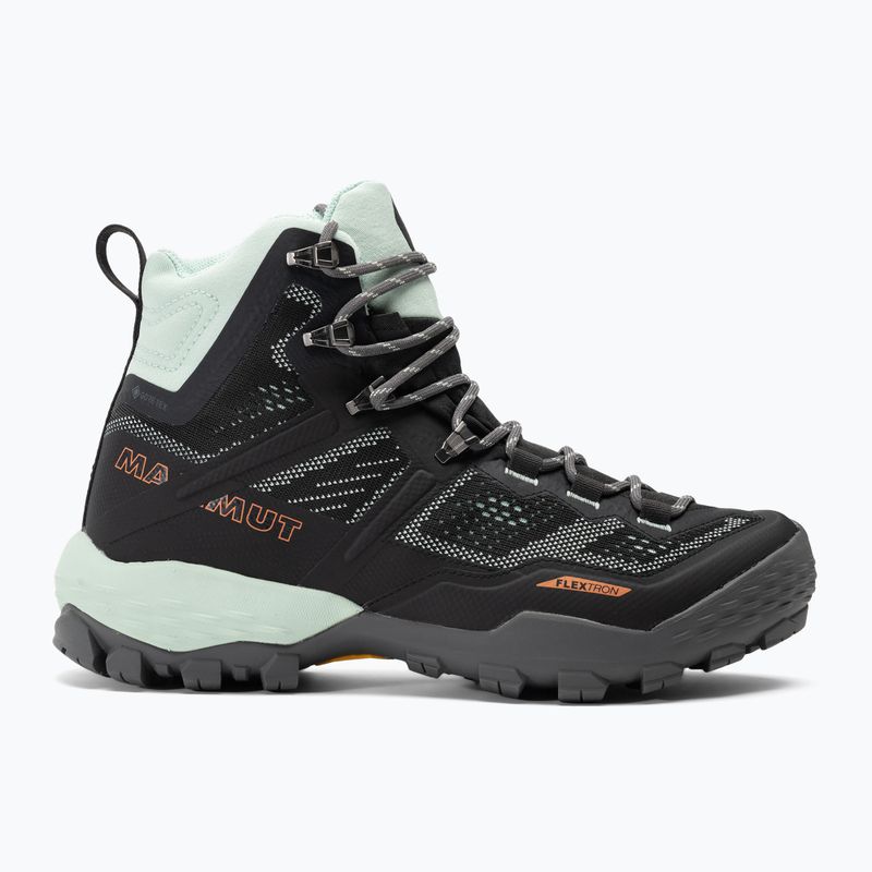 Buty trekkingowe damskie Mammut Ducan High GTX dark steel/neo mint 2