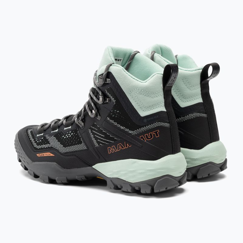 Buty trekkingowe damskie Mammut Ducan High GTX dark steel/neo mint 3