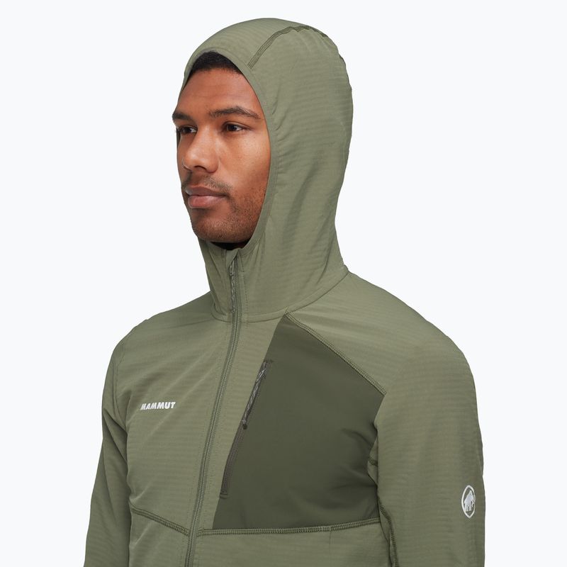 Bluza trekkingowa męska Mammut Madris Light ML Hooded marsh 3