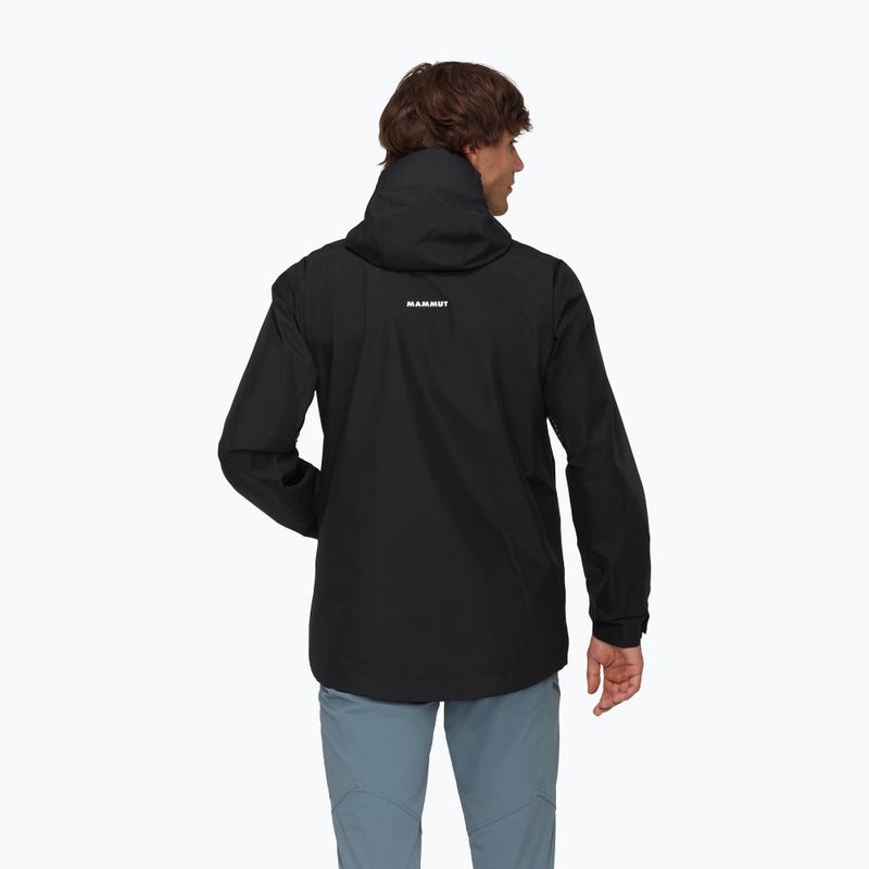 Kurtka przeciwdeszczowa męska Mammut Treeline HS Hooded black 2
