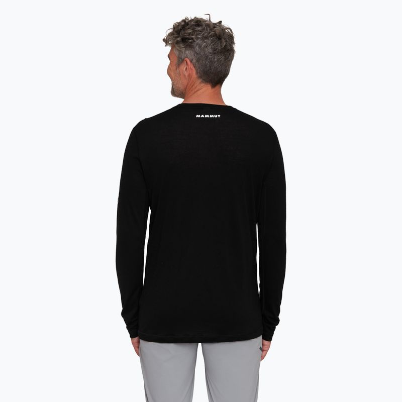 Longsleeve męski Mammut Tree Wool FL black 01690 2
