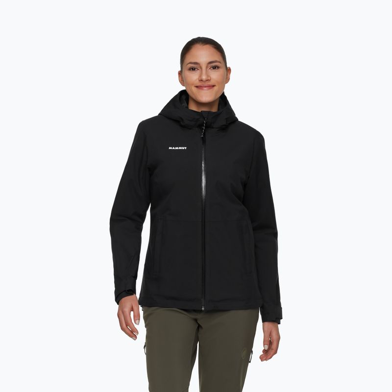 Kurtka przeciwdeszczowa damska Mammut Linard HS Thermo Hooded Jacket Women black