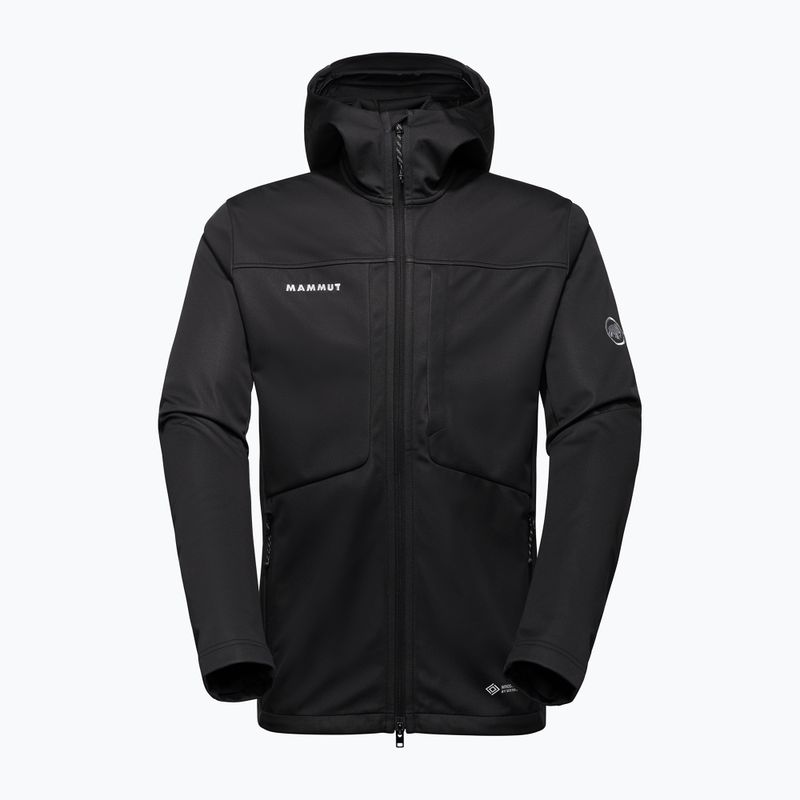 Kurtka softshell męska Mammut Ultimate VIII Softshell Hooded black 4
